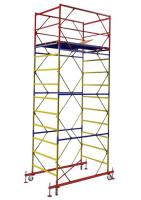 Вышка тура ВСР-1 стальная 1+3 высота до помоста 4.0 м площадка 0.7x1.6 м