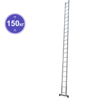 Лестница алюминиевая односекционная  22 ступеней NV1210 Новая высота 1210122