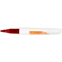 Маркер красный 2 мм круглый пулевидный перманентный Bohrer 41312212