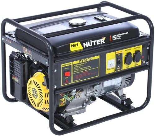 Электрогенератор DY6500L Huter