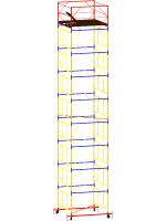 Вышка тура ВСР-7 стальная 1+8 высота до помоста 10.2 м площадка 2.0x2.0 м