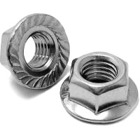 М5 гайки шестигранные с фланцем DIN 6923 (пакет 12 шт.)