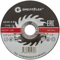 125x6.0x22 мм Диск шлифовальный по металлу Master Greatflex 40015т