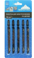Полотно T144D для электролобзика по дереву быстрый рез зуб 4мм VERTEXTOOLS