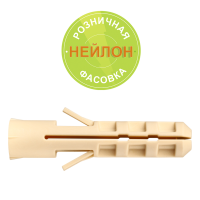 6x30 мм набор дюбелей НЕЙЛОН PND Евростандарт (100 шт.) /аналог Sormat NAT/