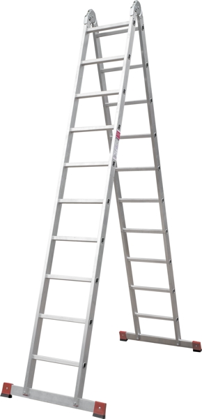 Лестница шарнирная 2x10 ступеней NV 331 Новая высота 3310210