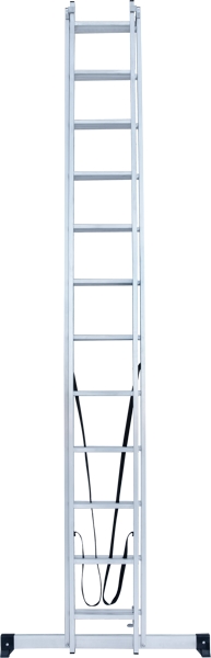 Лестница алюминиевая двухсекционная 2x13 ступеней NV1220 Новая высота 1220213