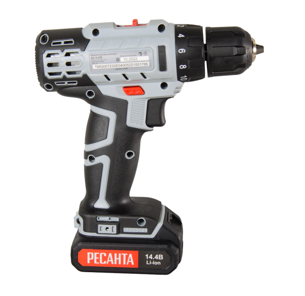 Дрель-шуруповерт аккумуляторная ДА-14-2ЛК Ресанта