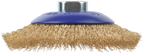 115 мм Щетка для УШМ «Тарелка» латунь Cutop Profi 82-902