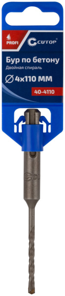 4x50/110 мм Бур по бетону SDS-plus Cutop Profi 40-4110