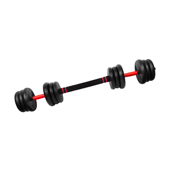 Набор гантелей со штангой и гирями 6 в 1 AMETIST 20 кг