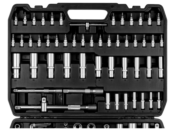 Набор головок и бит 172пр. 1/4",3/8",1/2" PRO STARTUL STUTTGART (PRO-172S) (6 граней)