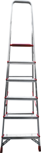 Стремянка профессиональная алюминиевая 6 ступеней NV 3110 Новая высота 3110106
