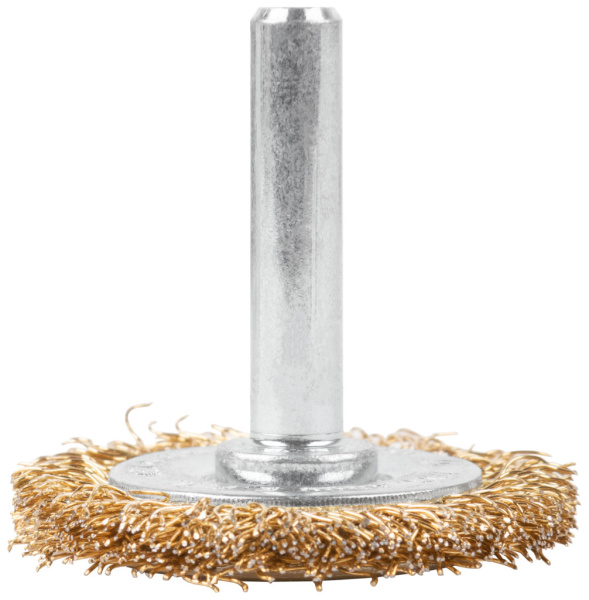 38 мм Щетка для дрели "Плоская» латунь" Cutop Profi 82-913