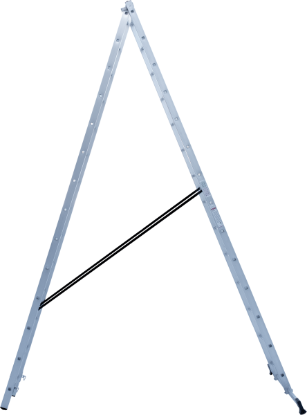 Лестница алюминиевая двухсекционная 2x14 ступеней NV1220 Новая высота 1220214