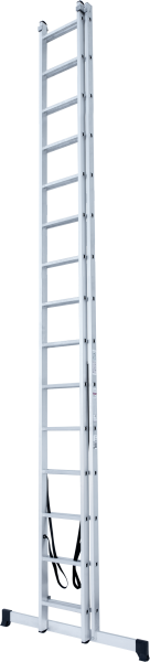 Лестница алюминиевая двухсекционная 2x15 ступеней NV1220 Новая высота 1220215