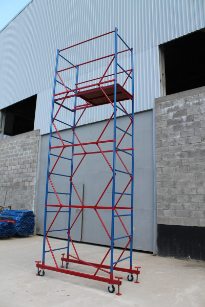 Вышка-тура ВСП стальная 1+3 высота до помоста 3,8 м площадка 0,7x1,6 м