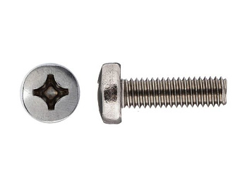 3x4 мм Винт полусфера нерж.сталь А2 DIN 7985 (500 шт.)