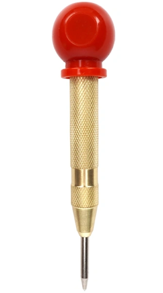 Кернер автоматический 125мм с колпачком Strong