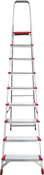 Стремянка профессиональная алюминиевая 9 ступеней 130 мм NV3117 Новая высота 3117109