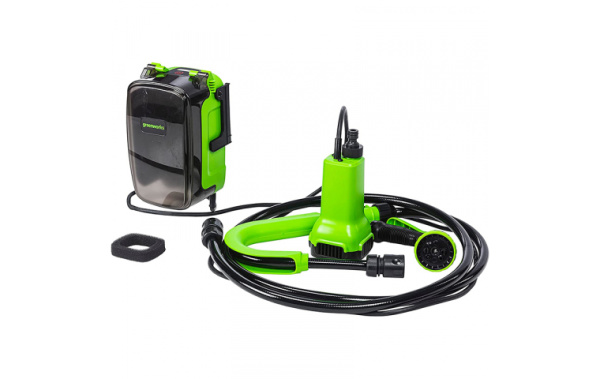 Насос для бочки аккумуляторный Greenworks G24SWP 24В