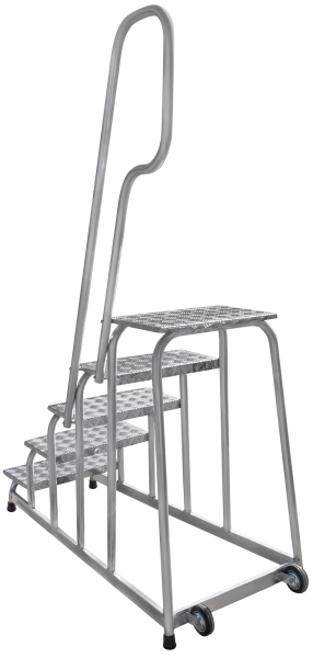 Подставка монтажная профессиональная с 5 широкими ступенями 240 мм и поручнем NV3711 Новая высота 3711105