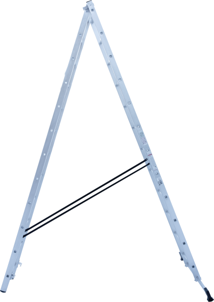 Лестница алюминиевая двухсекционная 2x12 ступеней NV1220 Новая высота 1220212