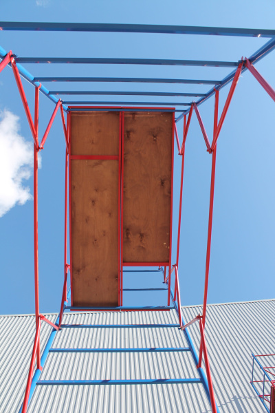 Вышка-тура ВСП стальная 1+6 высота до помоста 7,4 м площадка 1,2x2 м