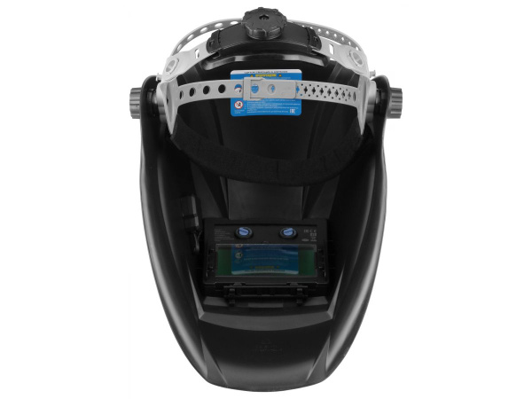 Щиток сварщика  с самозатемняющимся светофильтром Solaris ASF500S (1/2/1/2, 94х43 мм (40,4 см2), DIN 4/9-13, шлифовка, рег.чувств., рег.задерж.)