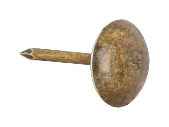 1,2x16 мм Гвозди декоративные Сфера 1.2х16 мм бронза (7500 шт.)