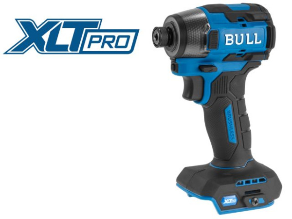 Аккум. ударный гайковерт/винтоверт BULL CID 2218 в кор. XLTpro, SOLO, БЕСЩЕТ., 18 В, 220 Н*м 