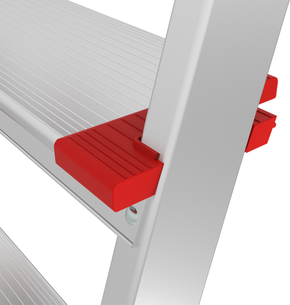 Стремянка профессиональная алюминиевая 3 ступени площадка 350х260 мм NV3137 Новая высота 3137103