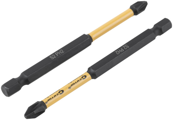 PH 2х90 мм Набор торсионных бит (2 шт.) Cutop Profi PLUS 84-930