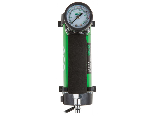 Компрессор автомобильный ECO AE-016-1 (12 В, 150 Вт, 40 л/мин, 10 бар (манометр 7 бар), съемный спир. шланг, сумка)