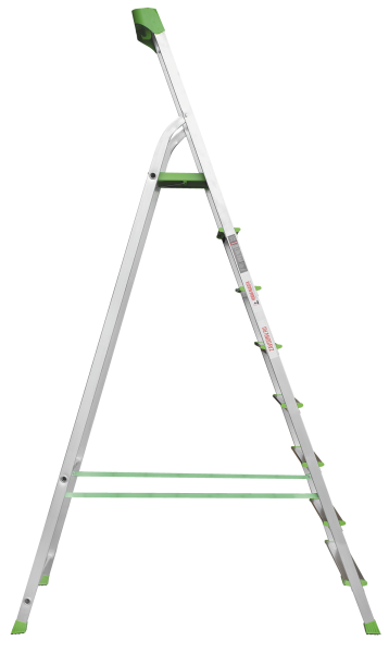 Стремянка алюминиевая 8 ступеней с органайзером NV2115 Новая высота 2115108