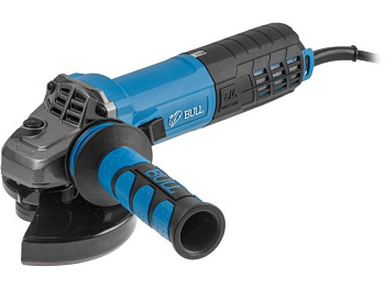 Одноручная углошлифмашина BULL WS 1217 в кор. БЕСЩЕТ., рег. об., 125 мм, 1600 Вт, плав. пуск., 4 м 