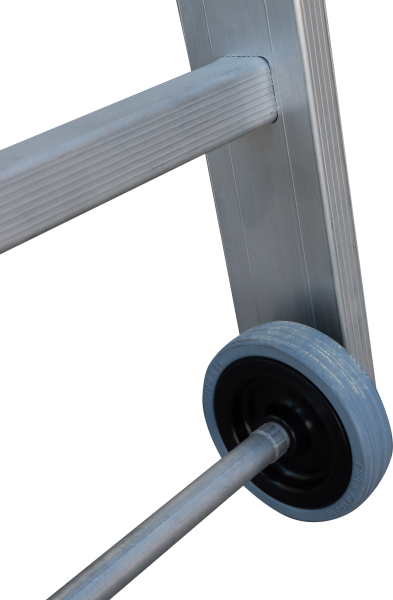 Лестница индустриальная алюминиевая трехсекционная 3x13 ступеней NV5230 Новая высота 5230313