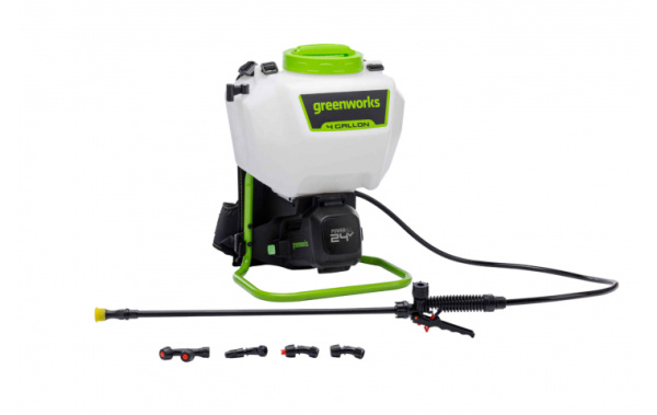Опрыскиватель аккумуляторный садовый G24BPSII 24В Greenworks