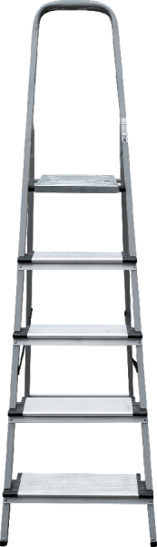 Стремянка алюминий-сталь 5 ступеней 130 мм NV1137 Новая высота 1137105