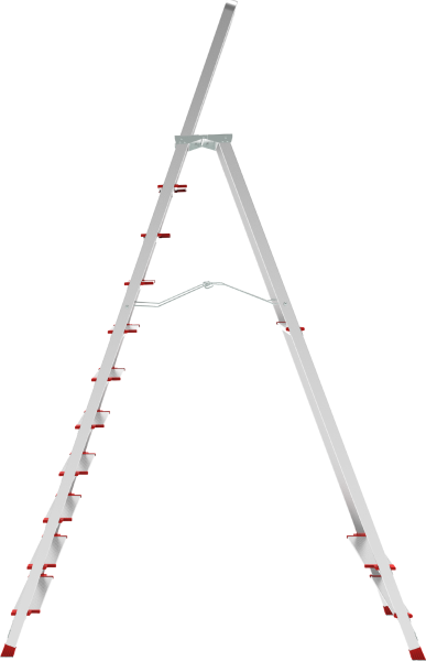 Стремянка профессиональная алюминиевая 11 ступеней площадка 350х260 мм NV3137 Новая высота 3137111