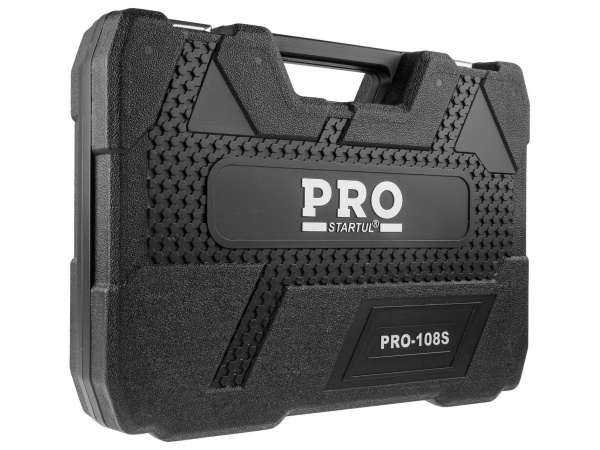 Набор головок и бит 108пр. 1/4",1/2" PRO STARTUL STUTTGART (PRO-108S) (6 граней)