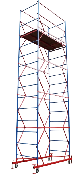 Вышка-тура ВСП стальная 1+4 высота до помоста 5 м площадка 1,2x2 м