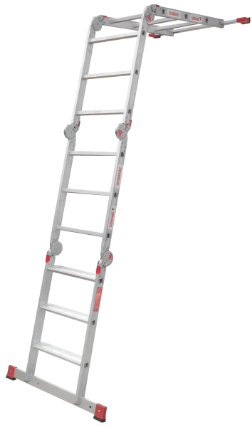 Лестница-трансформер профессиональная 4х3 ступеней 80 мм ширина 500 мм NV3324 Новая высота 3324403