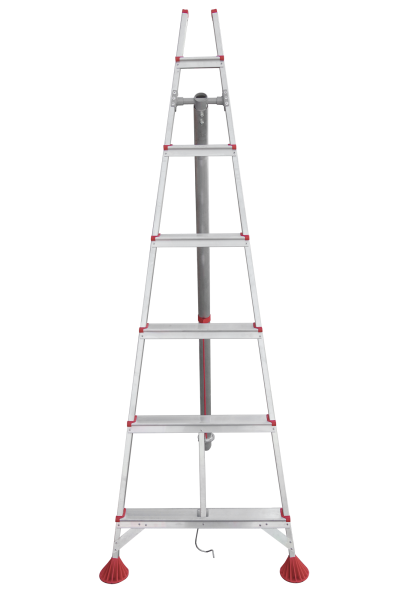 Стремянка алюминиевая садовая  6 ступеней NV3191 Новая высота 3191106