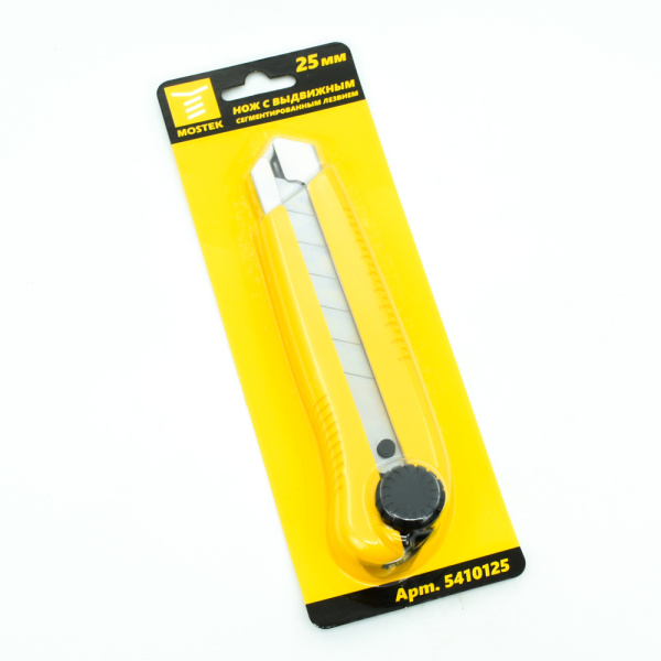 Нож 25 мм с выдвижным лезвием MosTek 5410125