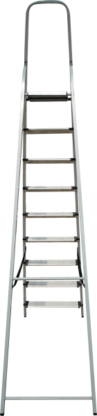 Стремянка алюминий-сталь 9 ступеней 130 мм NV1137 Новая высота 1137109