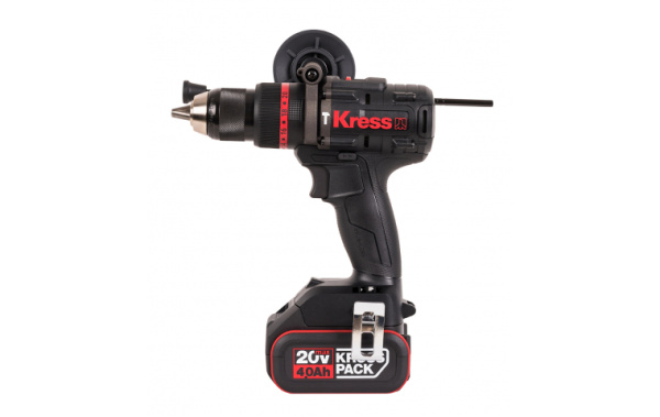 Дрель-шуруповерт аккумуляторная бесщеточная ударная Kress KUС35 20В 150Нм 4Ач х 2 ЗУ 6А кейс