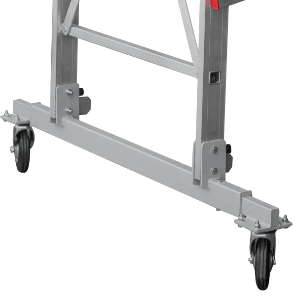 Индустриальная передвижная складная лестница-стремянка с платформой 8 ступеней NV5540 Новая высота 5540108