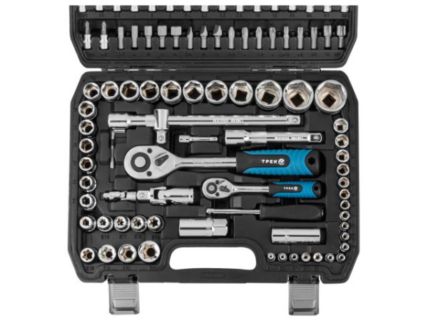 Набор головок и бит 108пр. ТРЕК (1/4", 1/2", 6 граней)