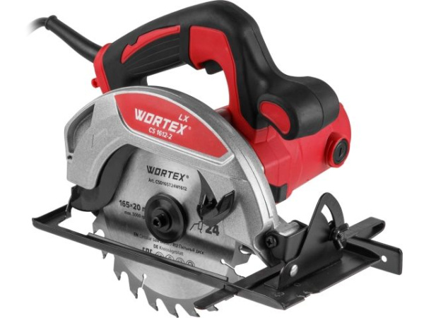 Циркулярная пила WORTEX LX CS 1612-2 в кор. 1200 Вт, 160х20х24Т 